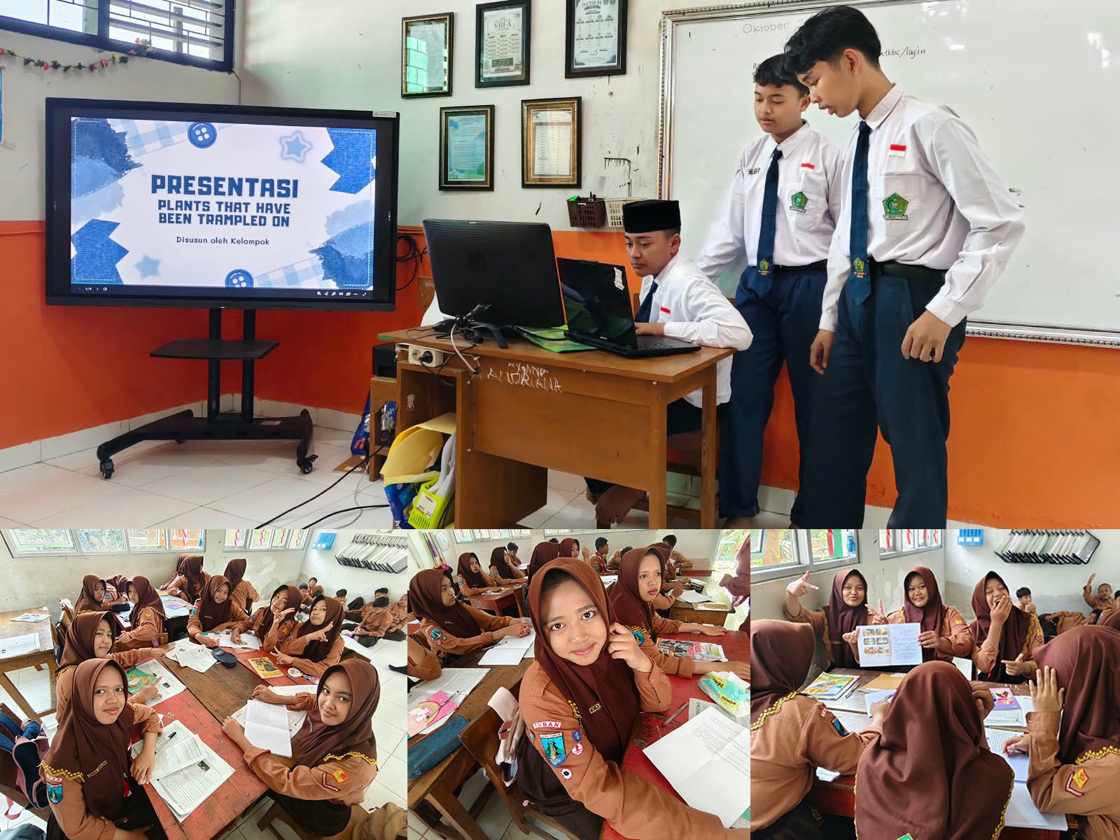 Suasana belajar di lingkungan sekolah